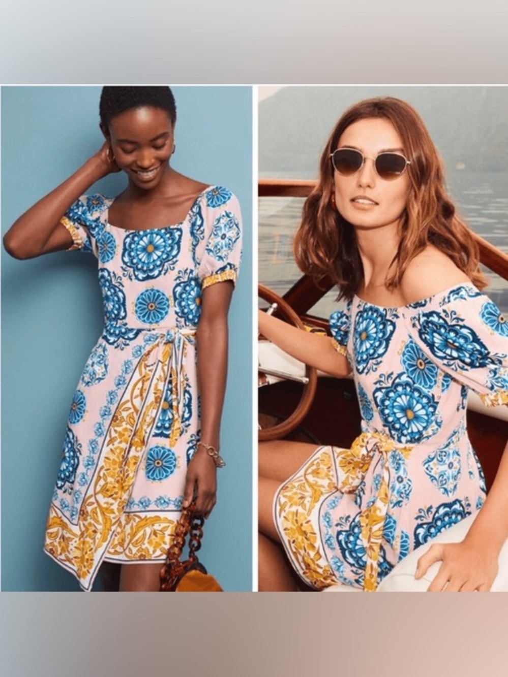 Maeve Anthropologie Resort Faux Wrap Dress
